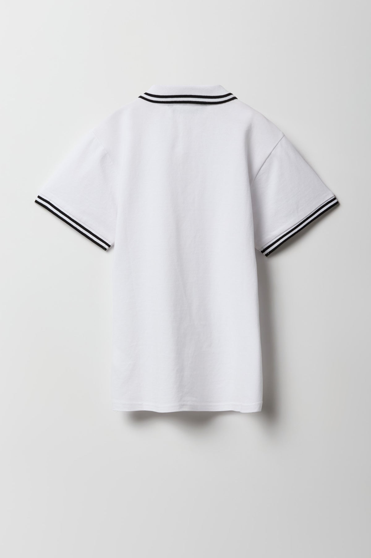Alt View 2. Boys Embroidered Polo - White