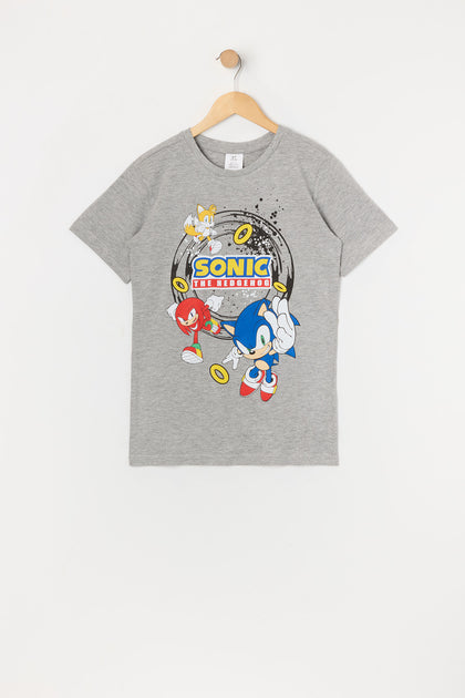 T-shirt à imprimé Sonic pour garçon