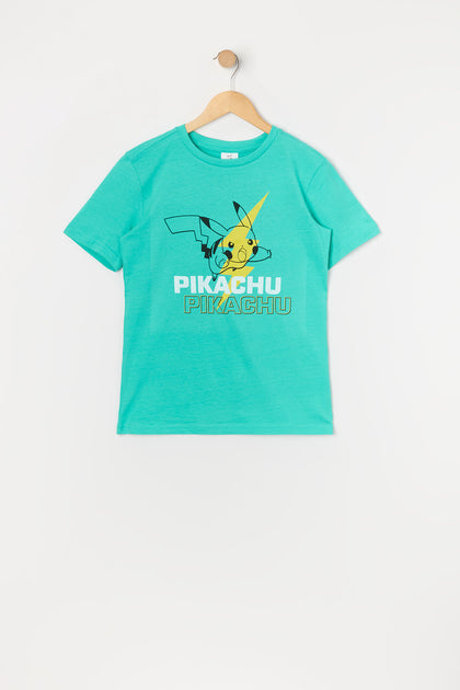 T-shirt à imprimé Pikachu pour garçon