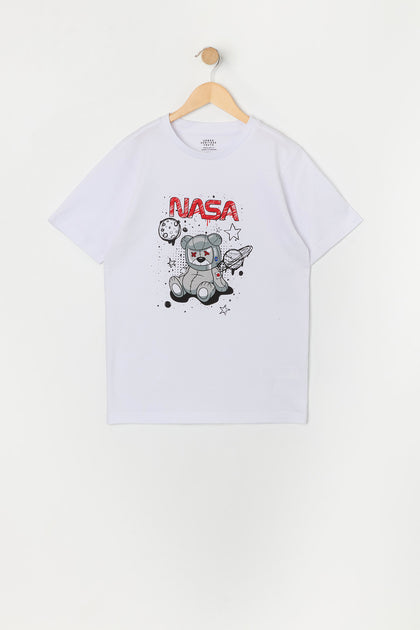 Boys NASA Teddy Graphic T-Shirt