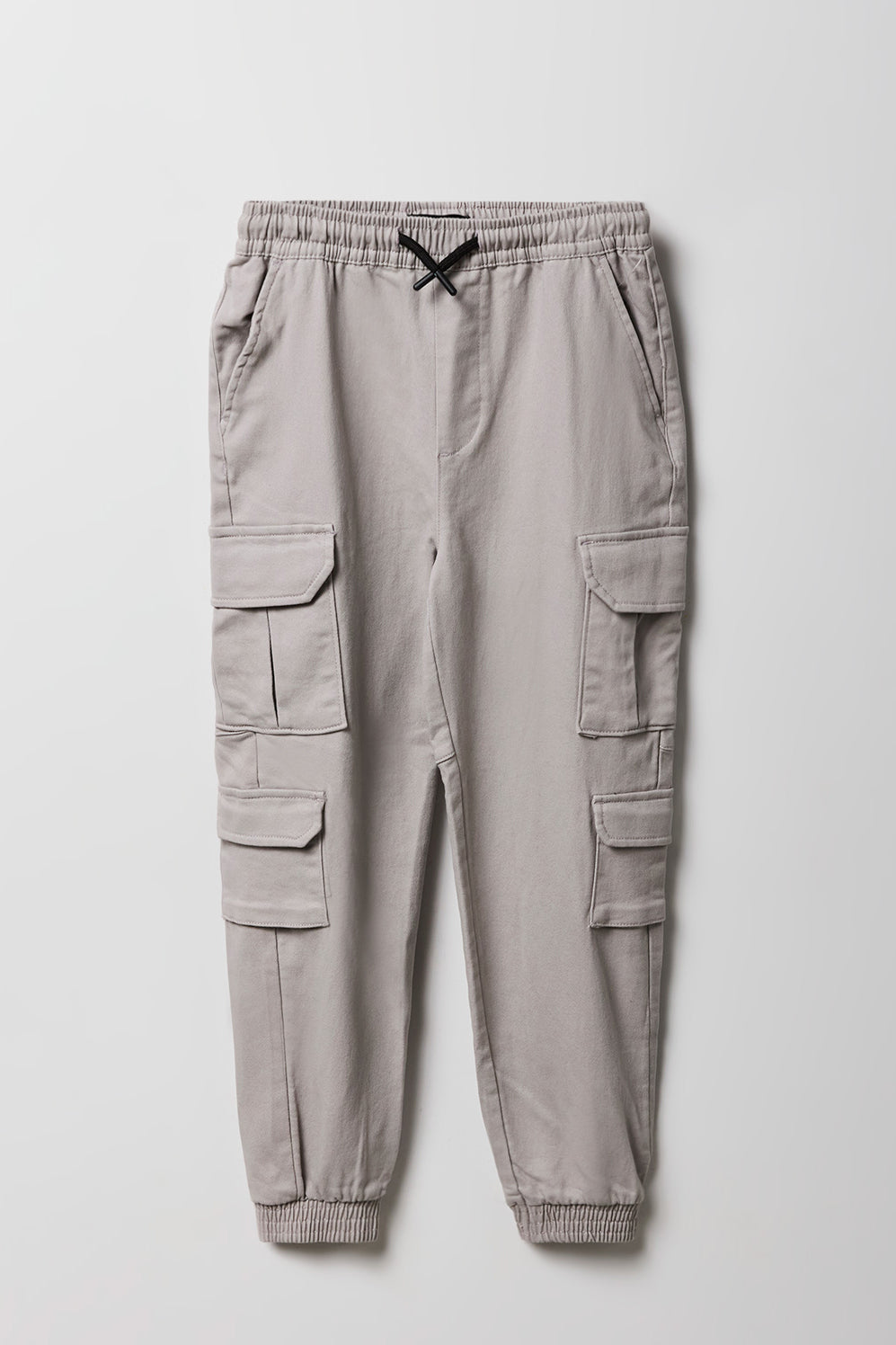 Boys Multi Pocket Cargo Jogger - Light Grey