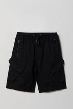 Boys Poplin Cargo Short