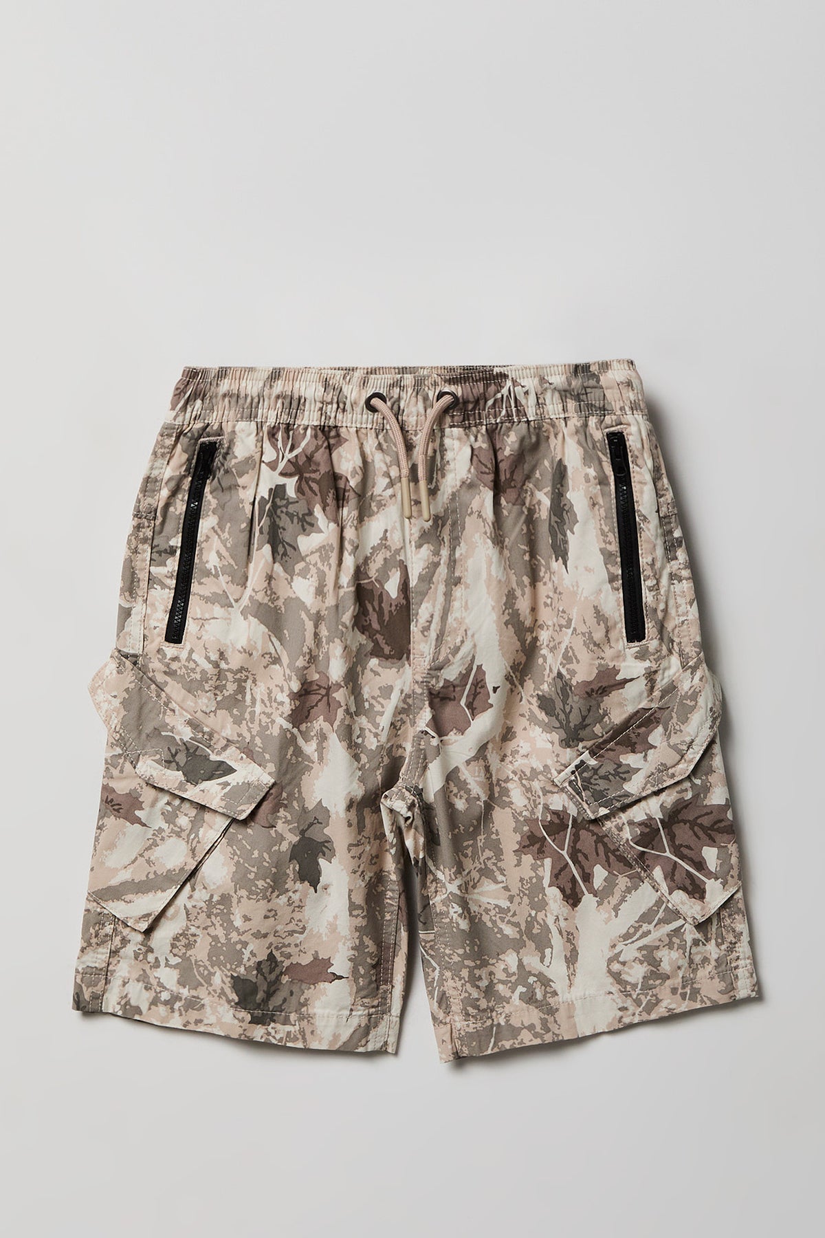 Boys Poplin Cargo Short - Camouflage