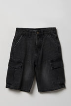 Boys Cargo Denim Short