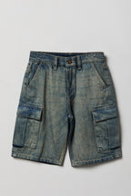 Boys Cargo Denim Short