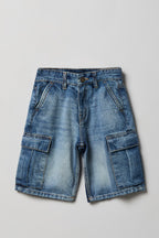 Boys Cargo Denim Short