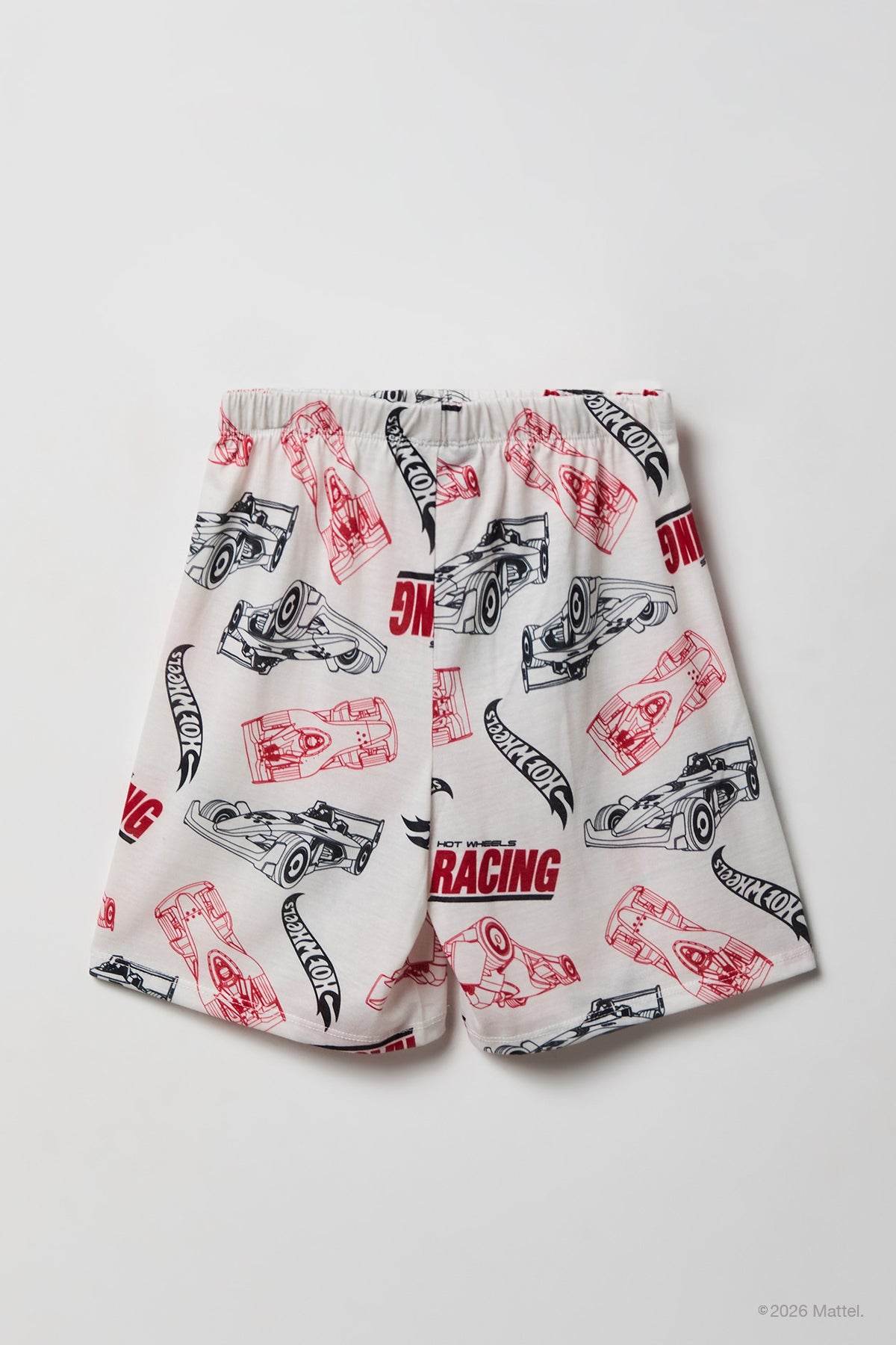 Vue alternative 5. Ensemble pyjama avec t-shirt à imprimé Hot Wheels™ et short pour enfant