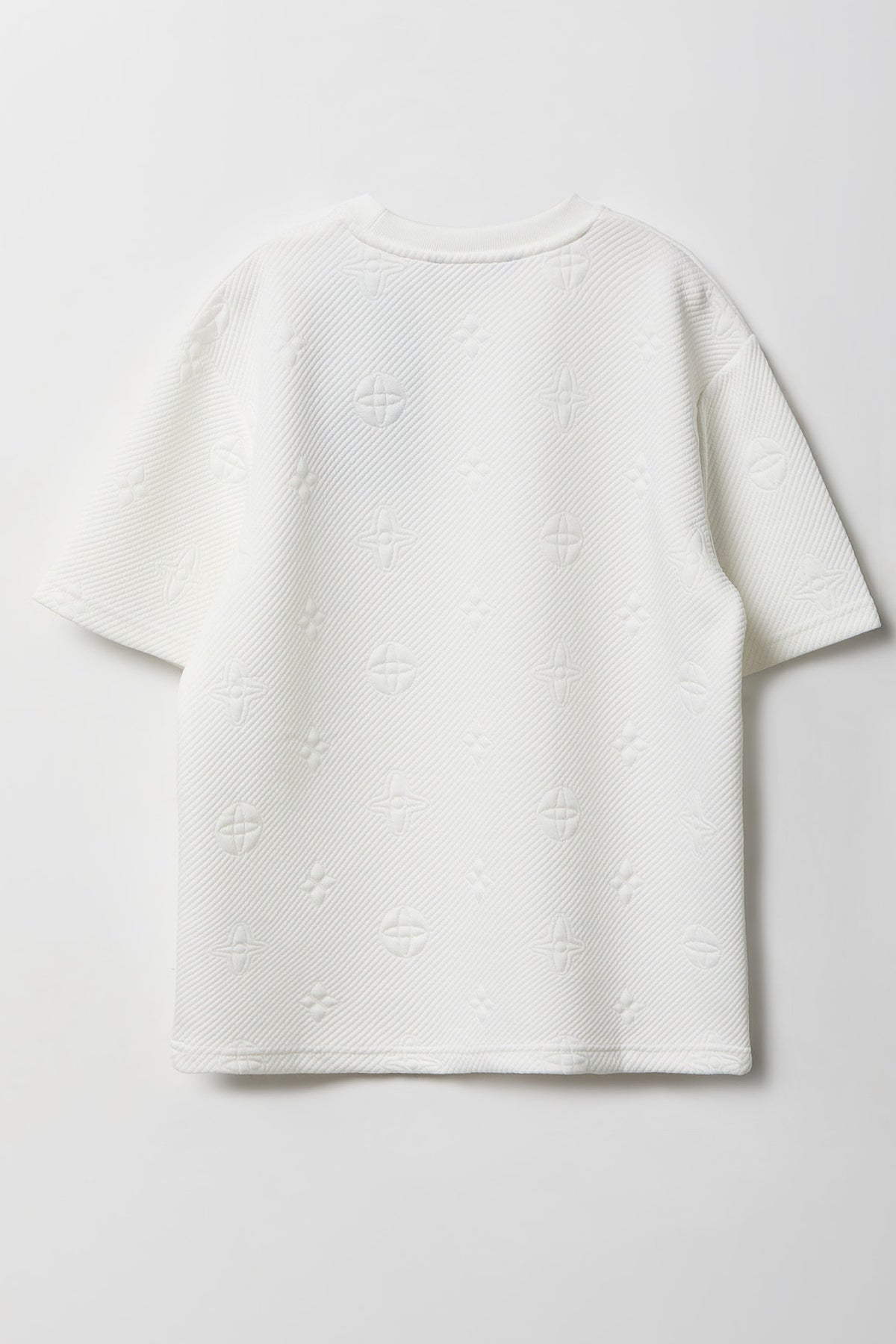 Vue alternative 2. T-shirt en tricot de jacquard à imprimé Status pour garçon