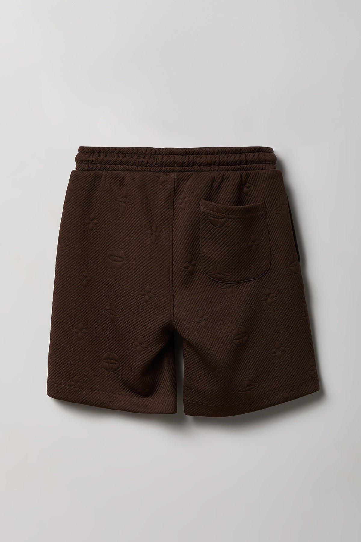 Alt View 2. Boys Status Jacquard Knit Short - Brown