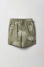 Short à imprimé tropical pour garçons