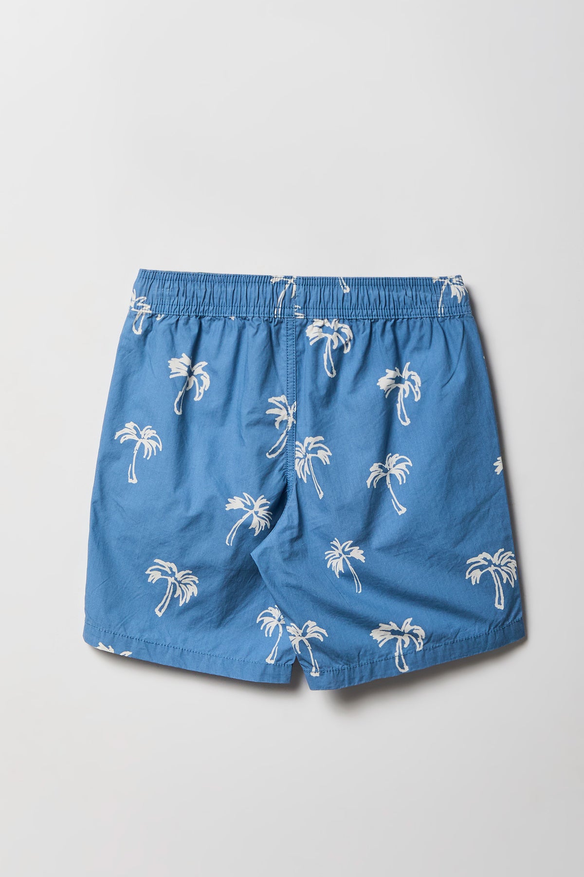 Alt View 2. Boys Printed Poplin Short - Dark Blue