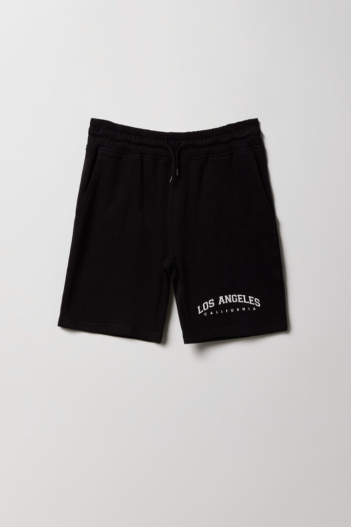 Boys LA Graphic Fleece Short
