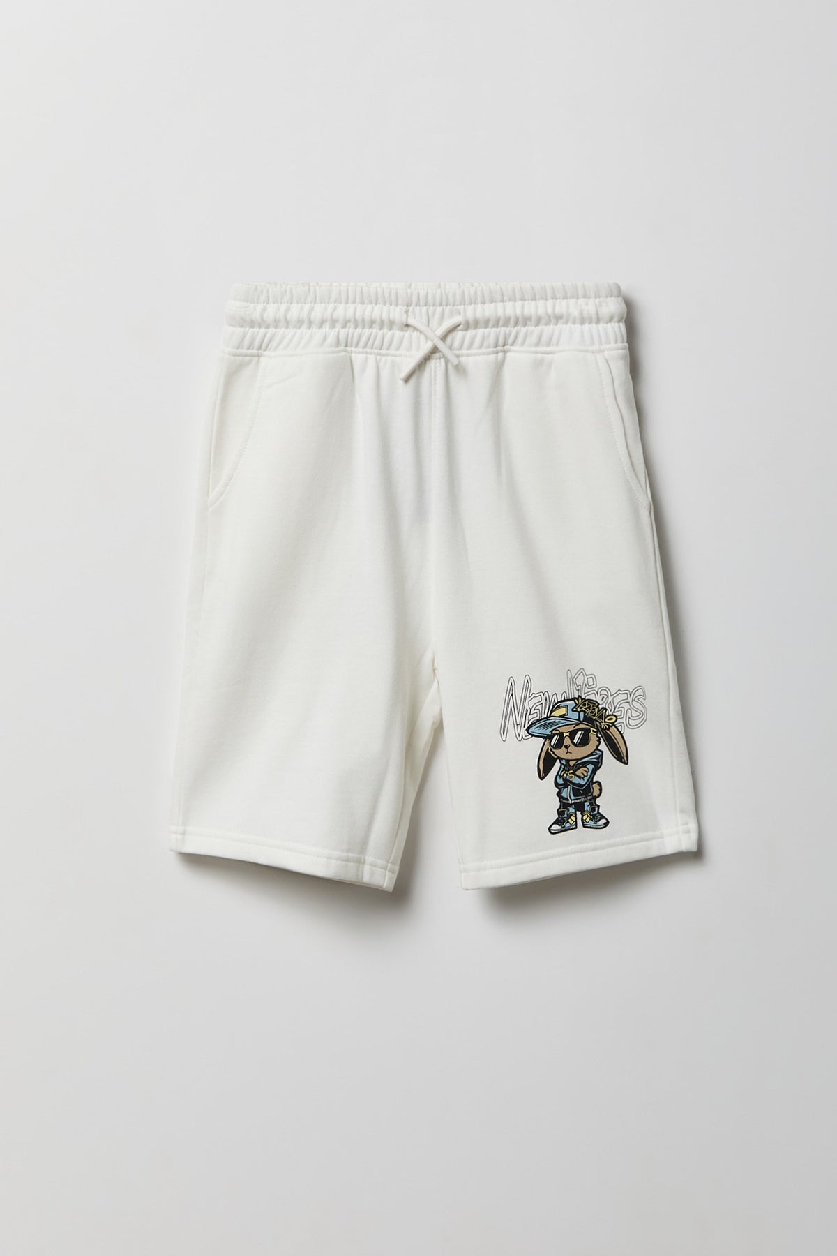 Short en molleton à imprimé Animal pour garçon