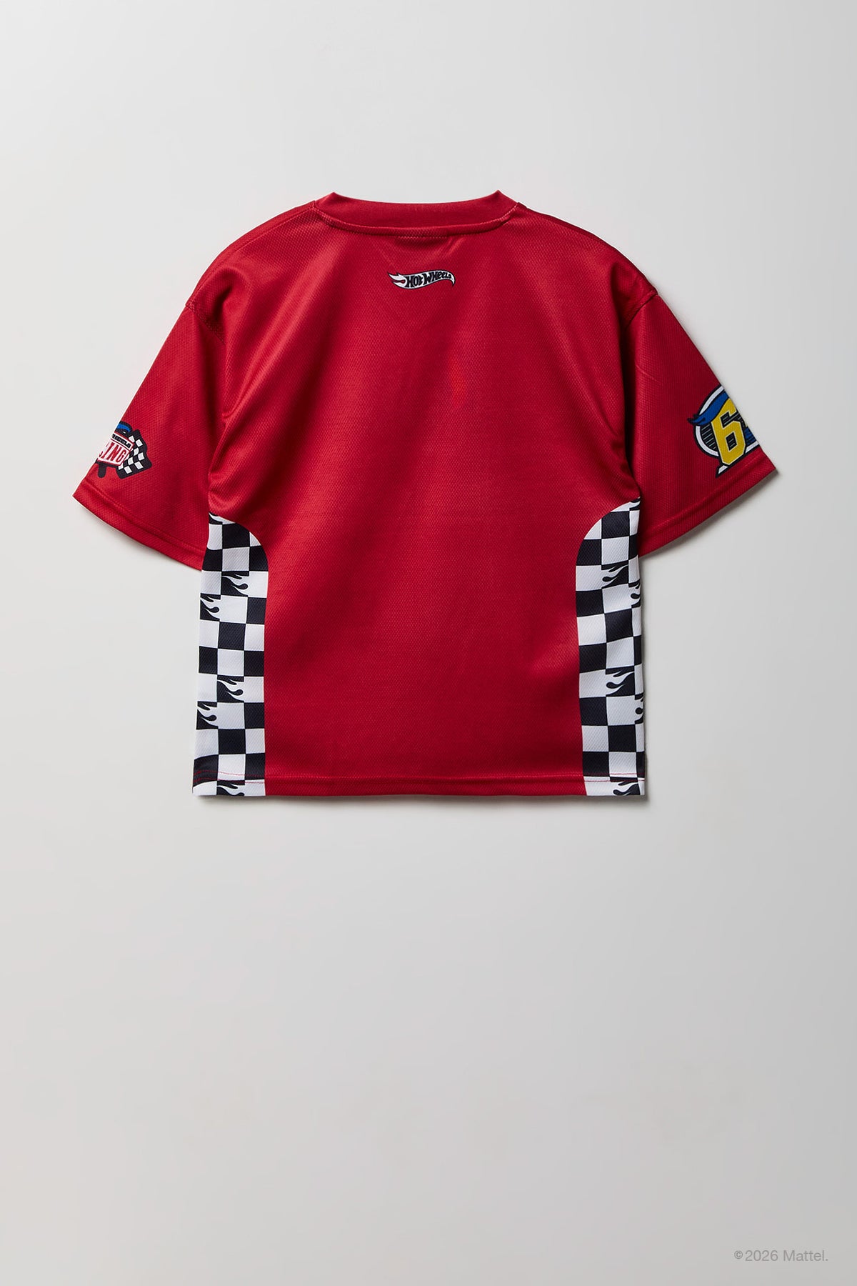 Alt View 2. Hot Wheels™ Boys Mesh Jersey - Red