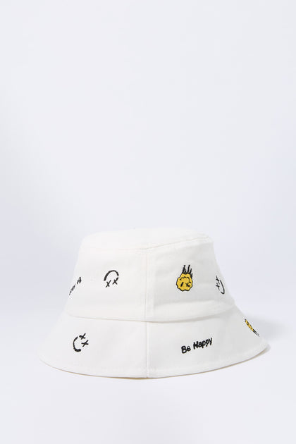 Boys Be Happy Embroidered Bucket Hat – Urban Planet