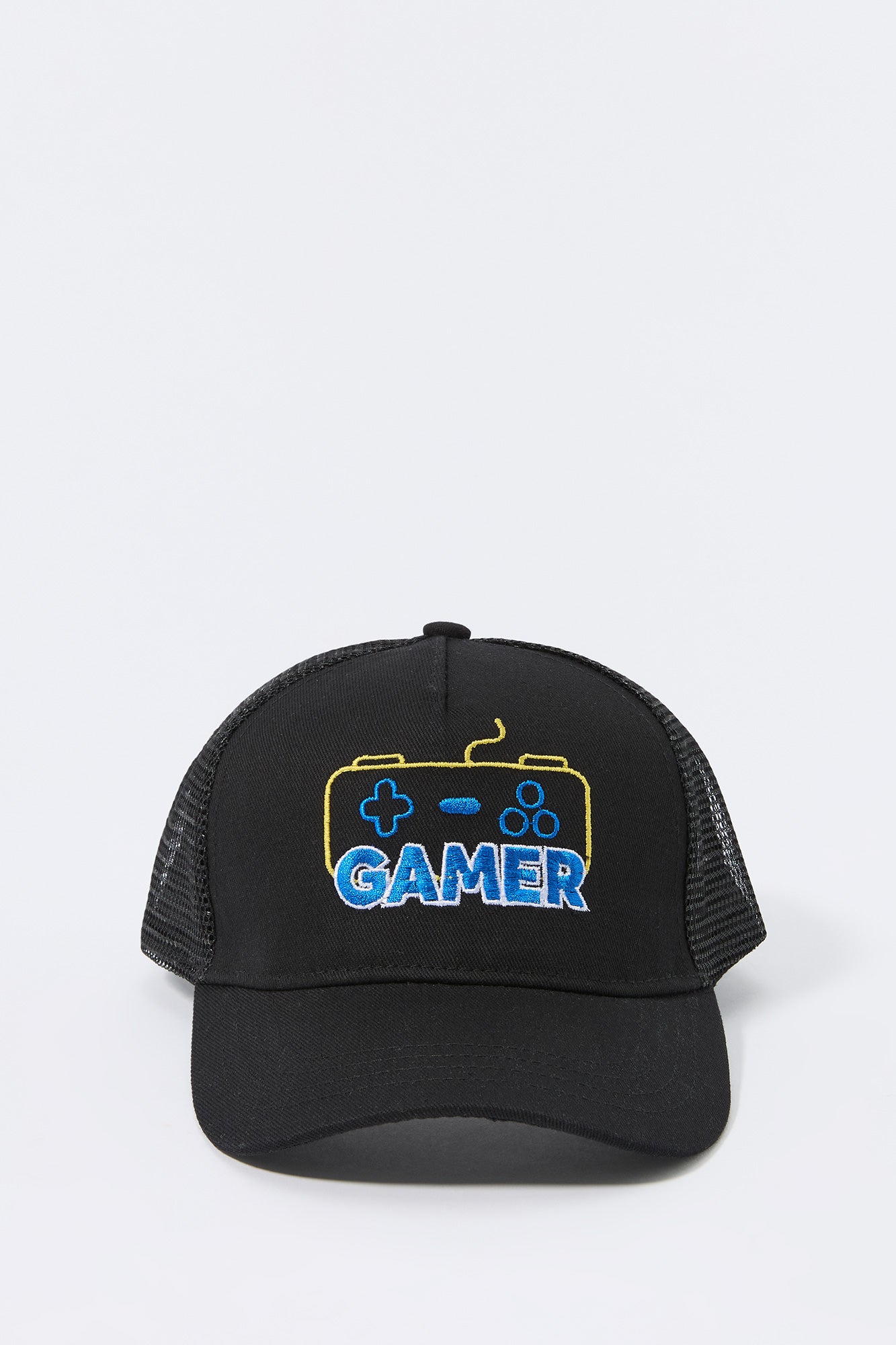 Gamer Chenille Embroidered Mesh Baseball Hat