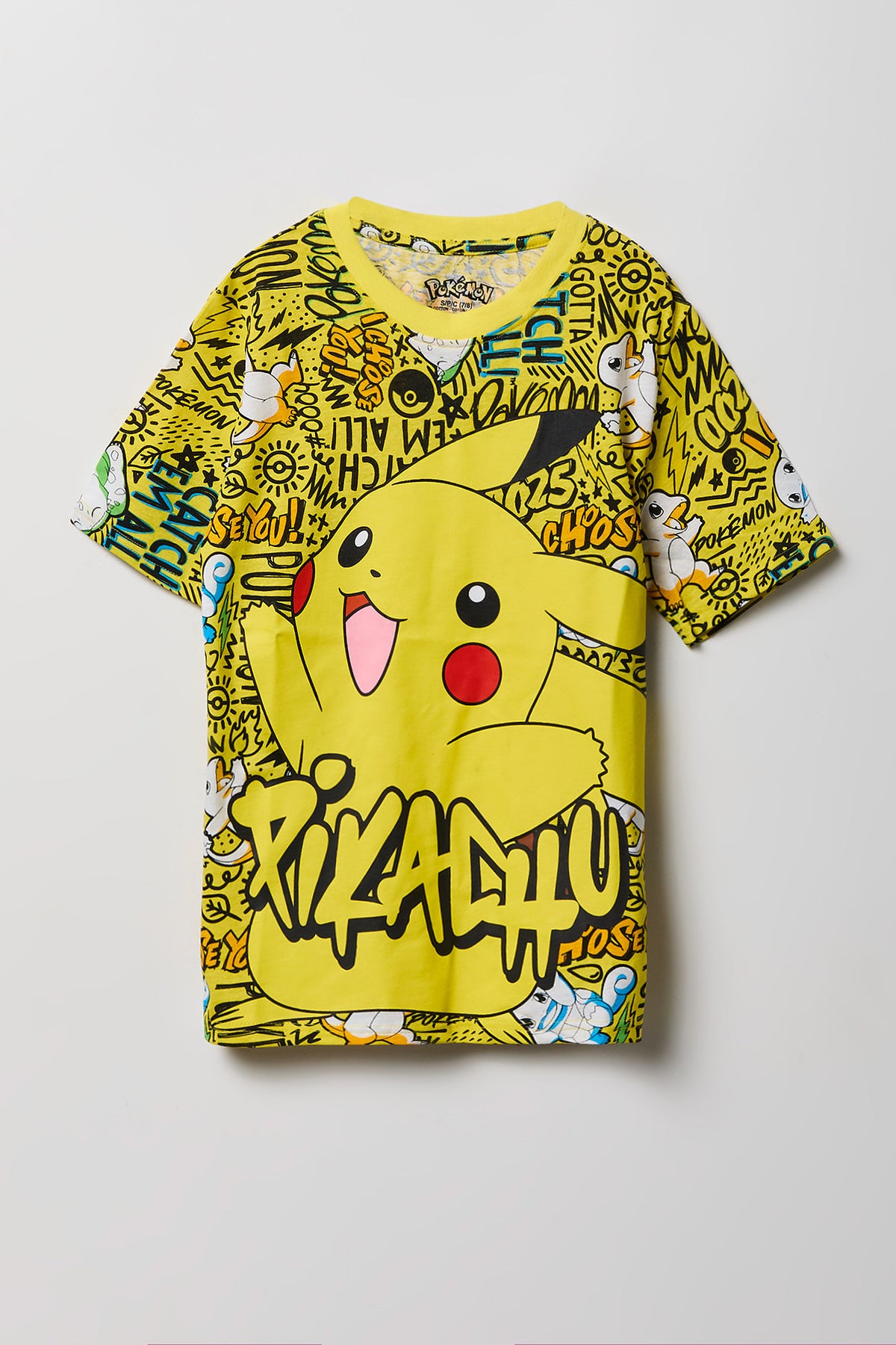 T-shirt à imprimé Pikachu pour enfant