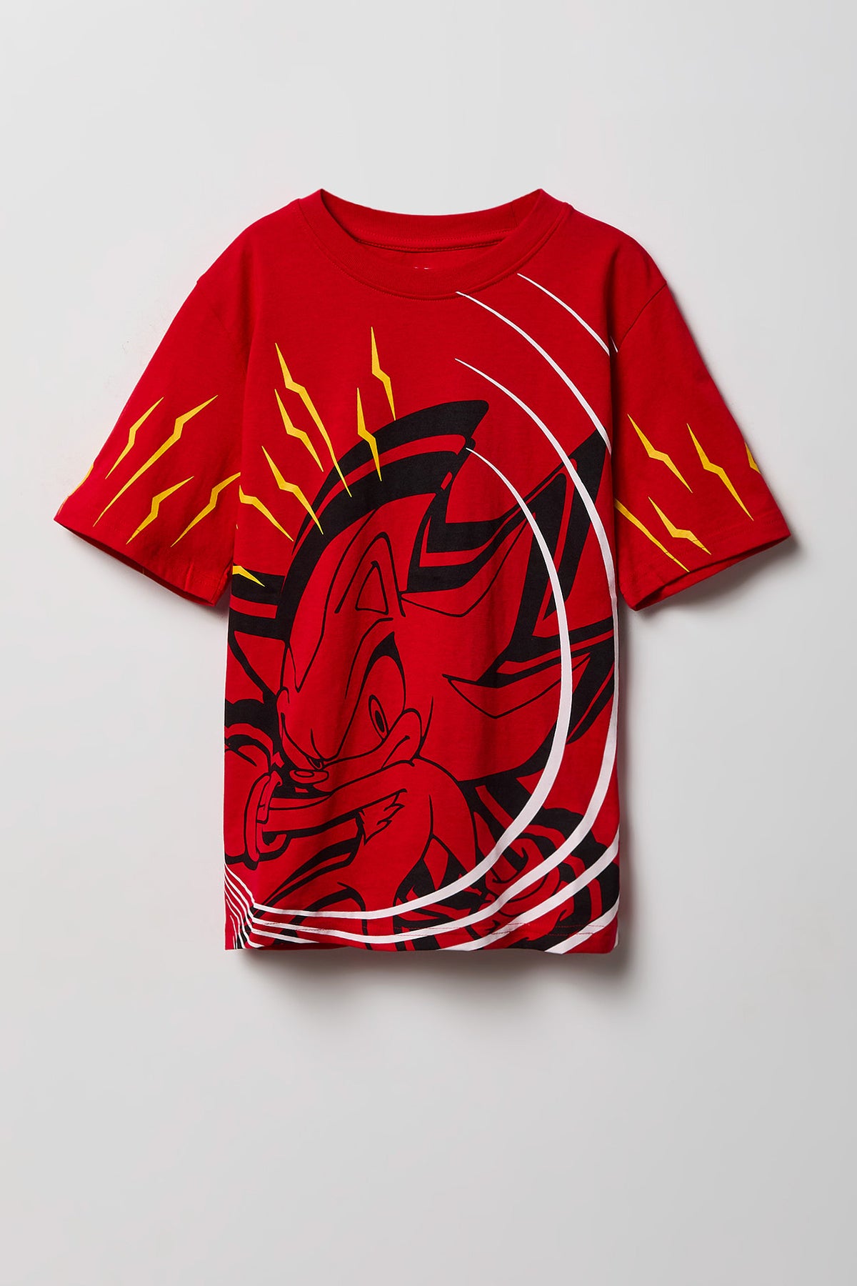 Kids Shadow Print T-Shirt - Red