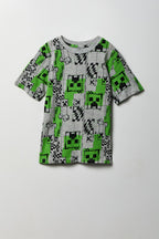 T-shirt à imprimé Minecraft pour enfant