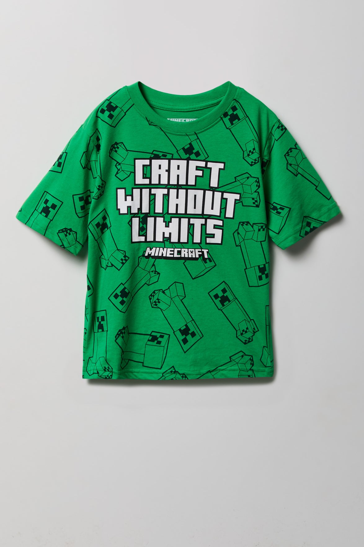 Kids Minecraft Graphic T-Shirt - Green