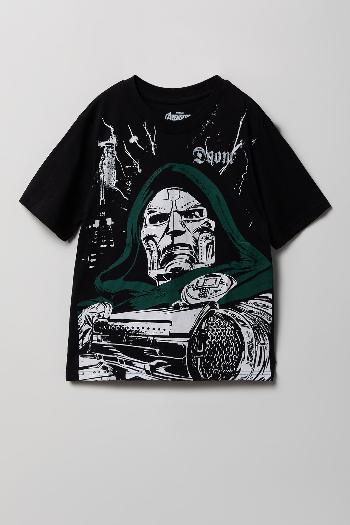 Kids Dr. Doom Graphic T-Shirt - Black