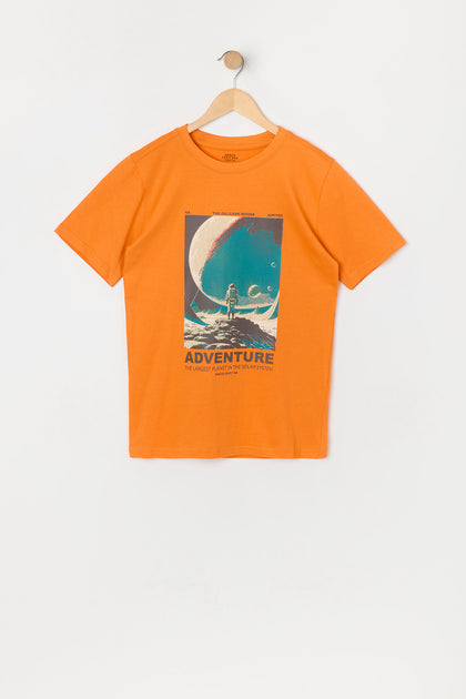 T-shirt à imprimé Jupiter Adventure pour garçon