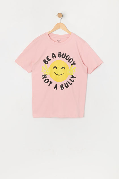 T-shirt à imprimé Be a Buddy pour garçon