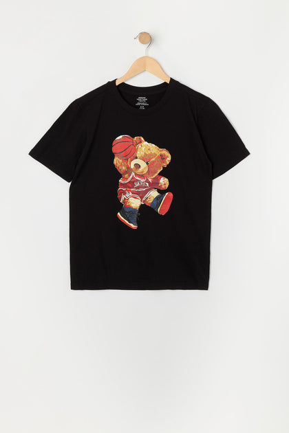Boys Baller Teddy Graphic T-Shirt