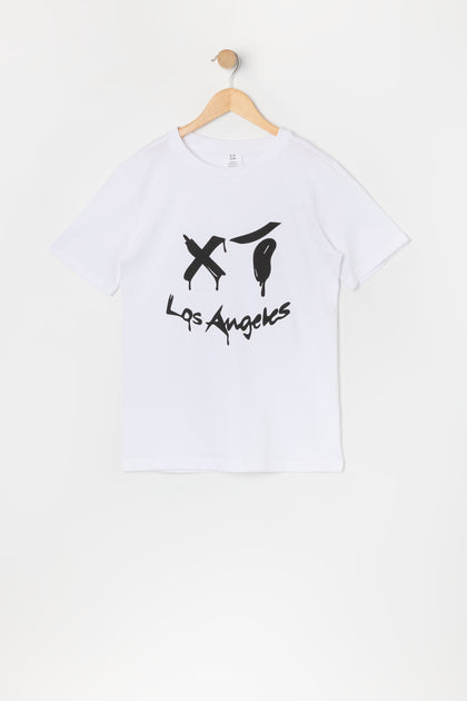 T-shirt à imprimé Los Angeles Wink pour garçon