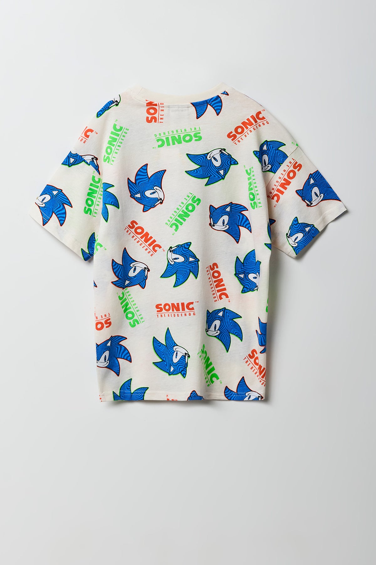 Vue alternative 2. T-shirt à imprimé Sonic pour enfant