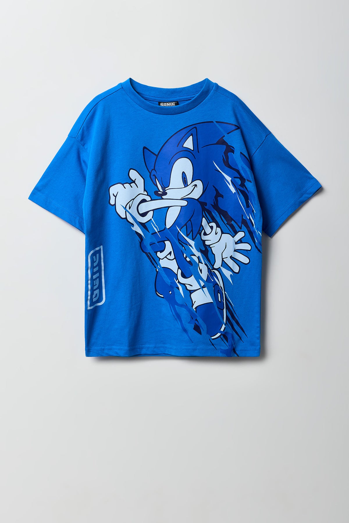 Kids Luxe Heavy Cotton Sonic Graphic T-Shirt - Blue