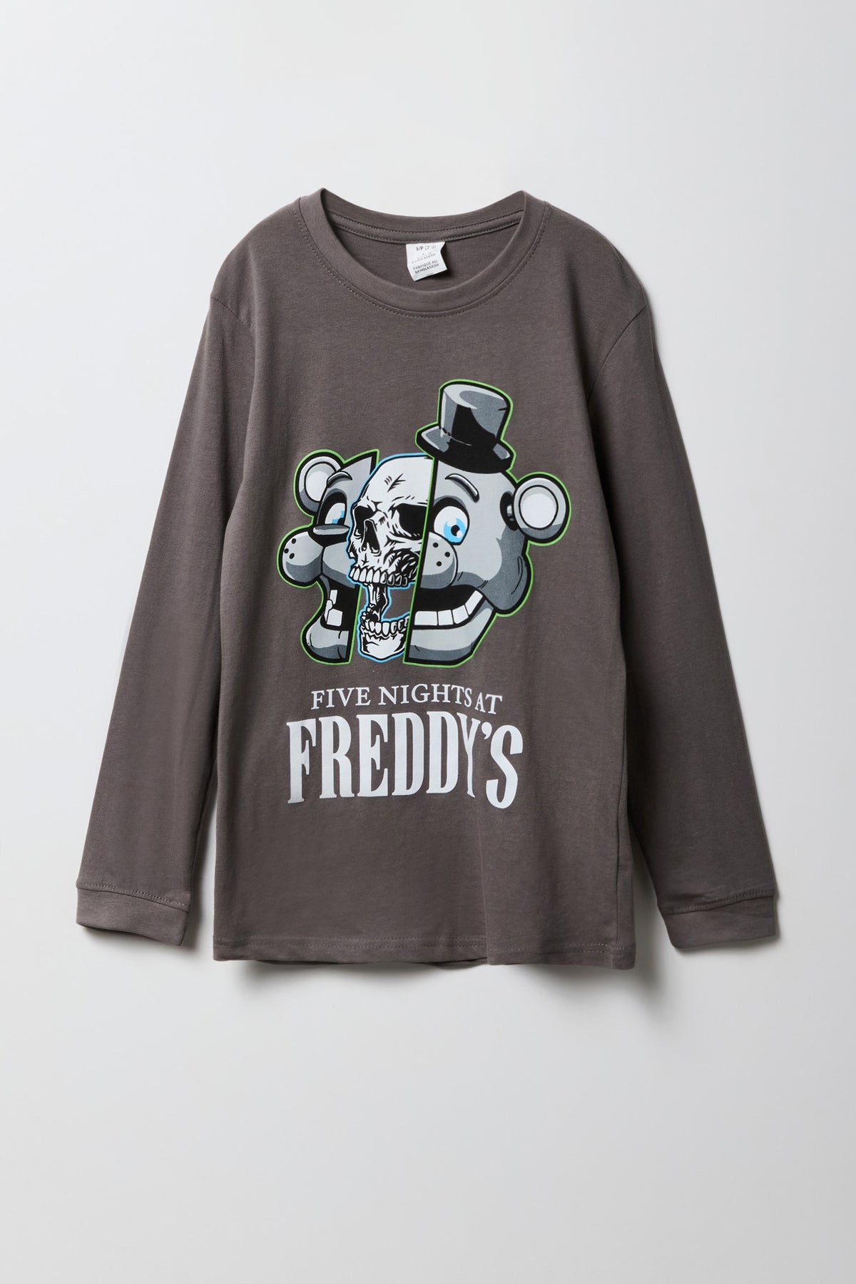 Haut à manches longues avec imprimé Five Nights at Freddy's pour enfants