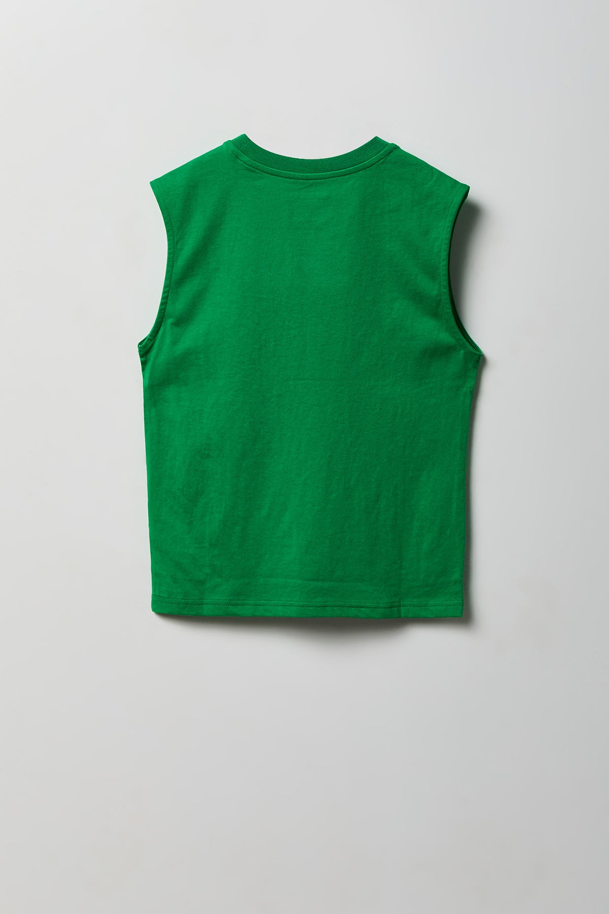 Alt View 2. Kids Minecraft Graphic Tank - Green