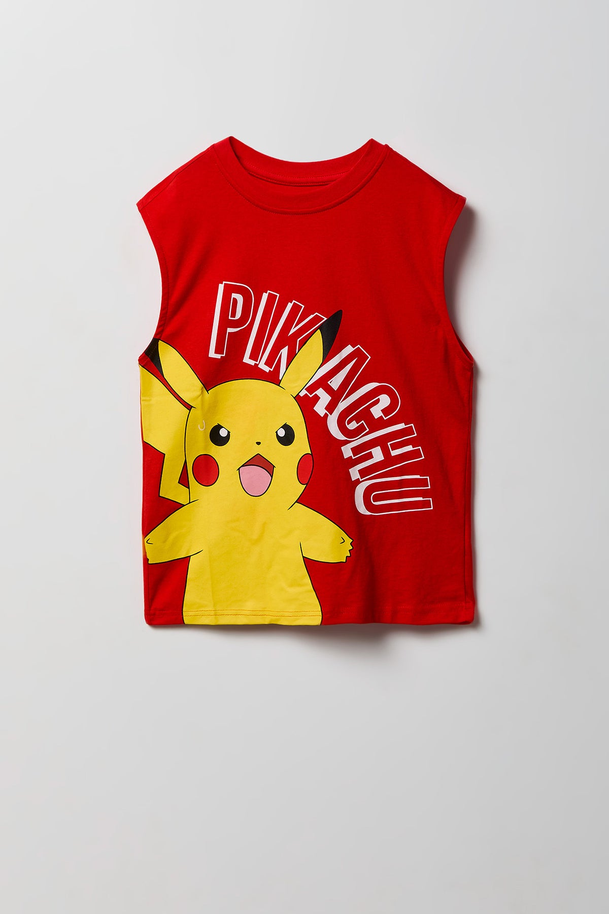 Kids Pikachu Graphic Tank - Red