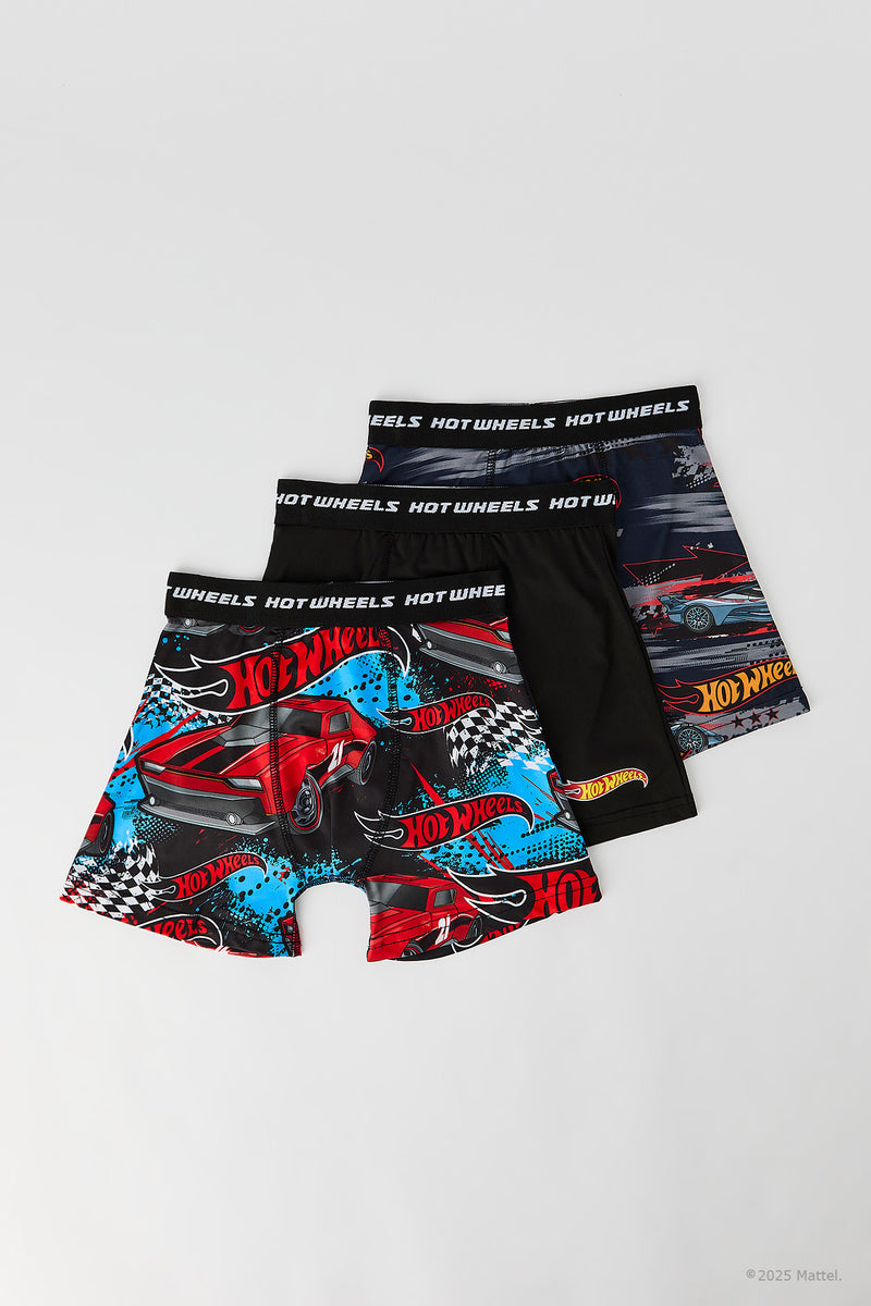 Hot Wheels™ Boys Printed Boxer Brief (3 Pack)