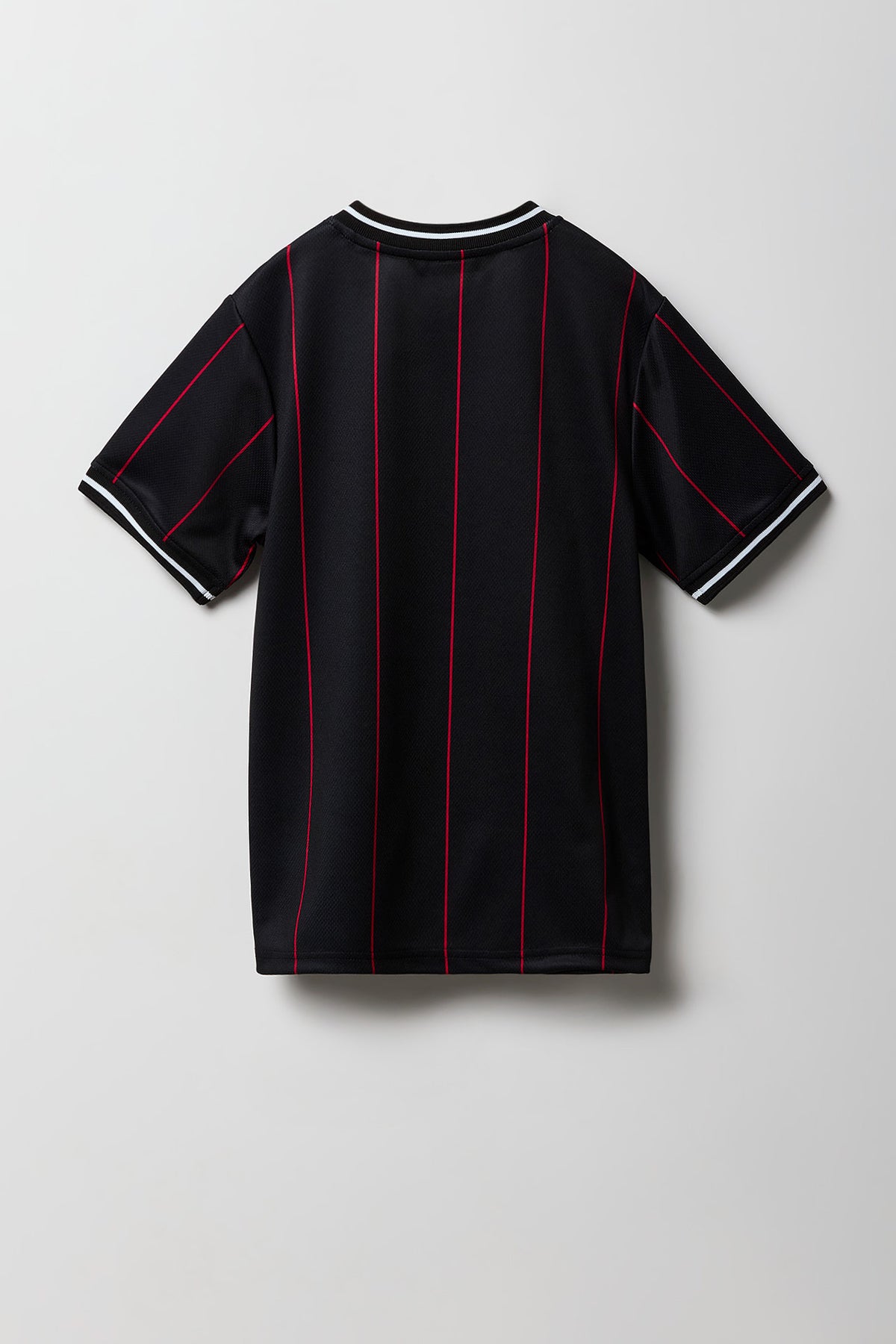 Alt View 2. Boys Mesh Graphic Baseball Jersey - Black