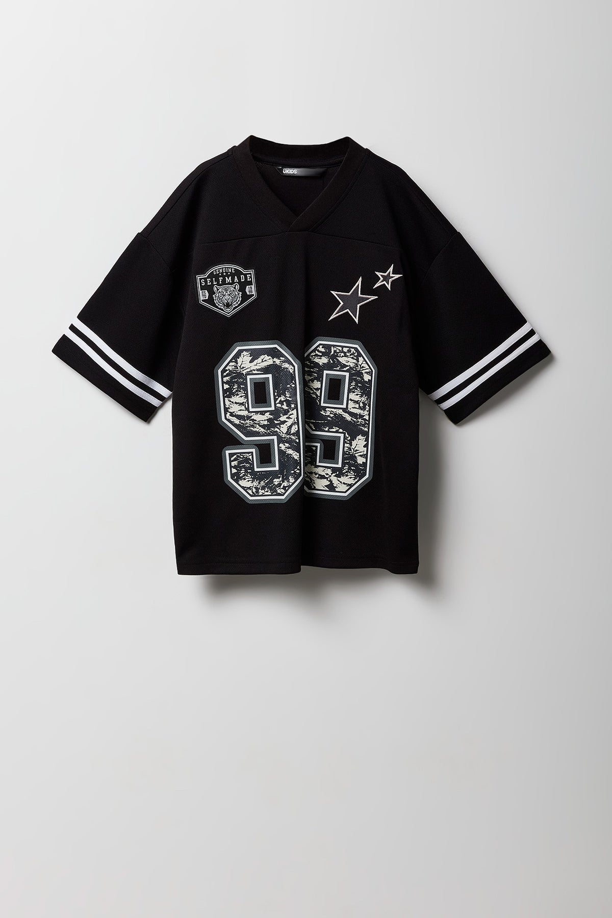 Kids Graphic Mesh Jersey - Black