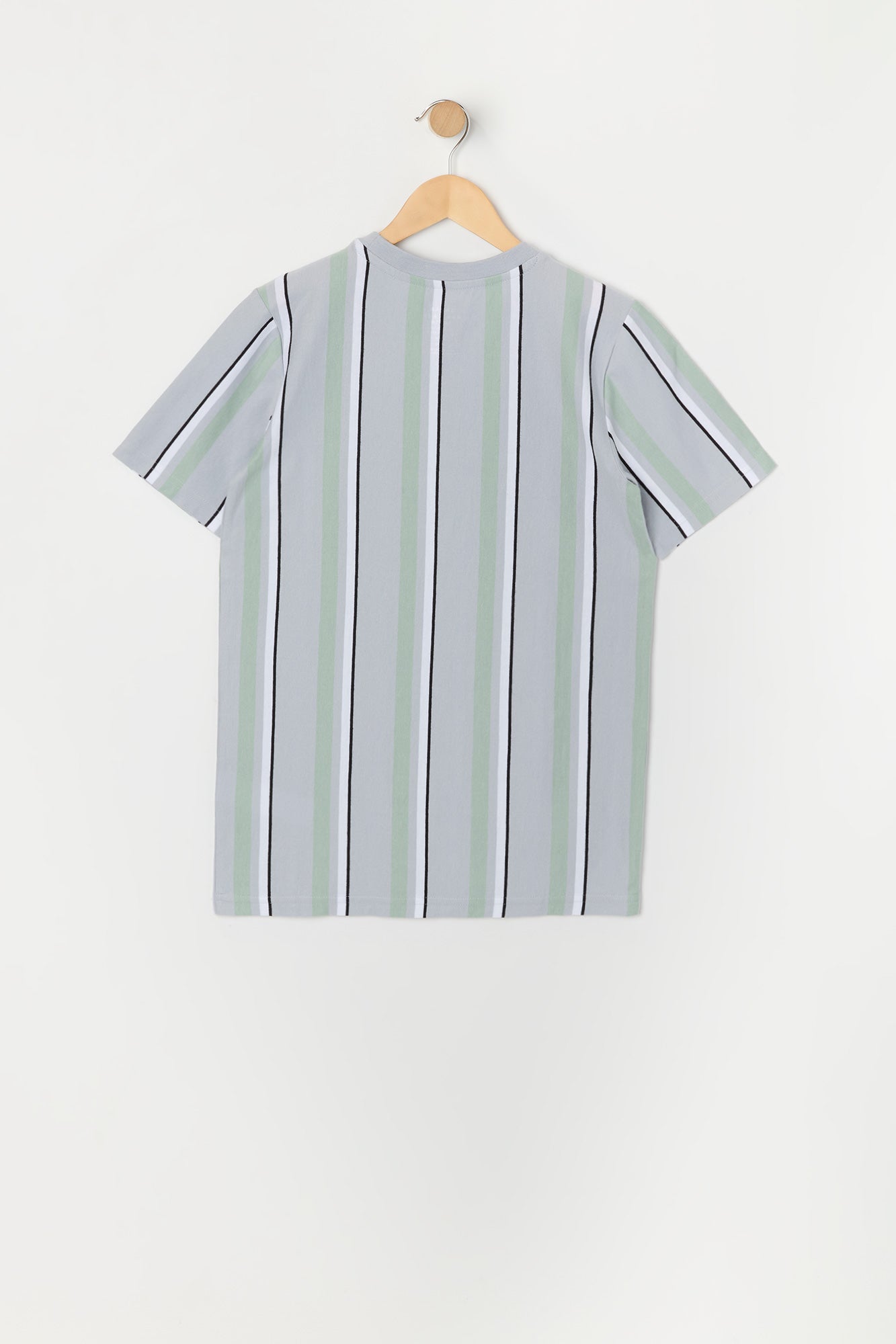 Boys Los Angeles Embroidered Striped T-Shirt
