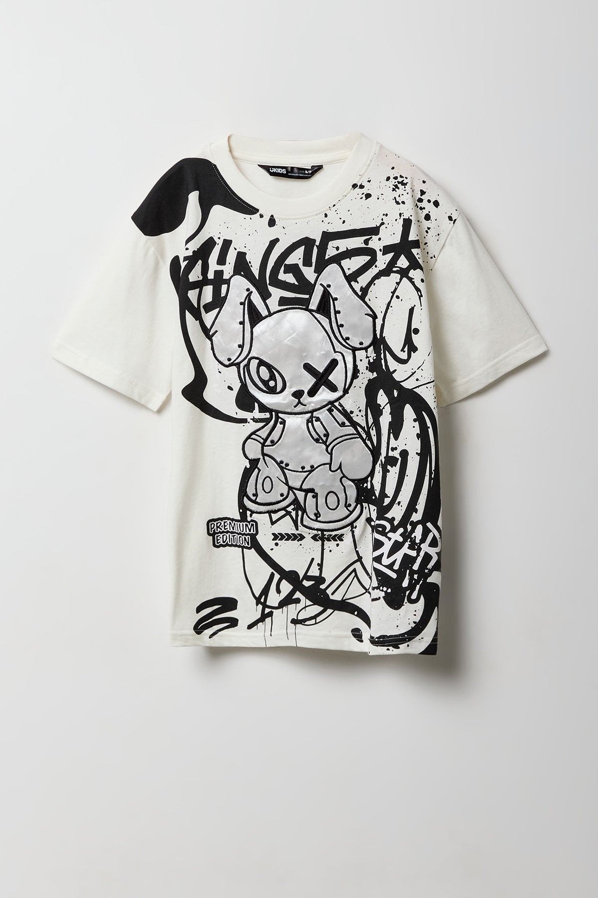 T-shirt avec motif brodé Robot pour garçon