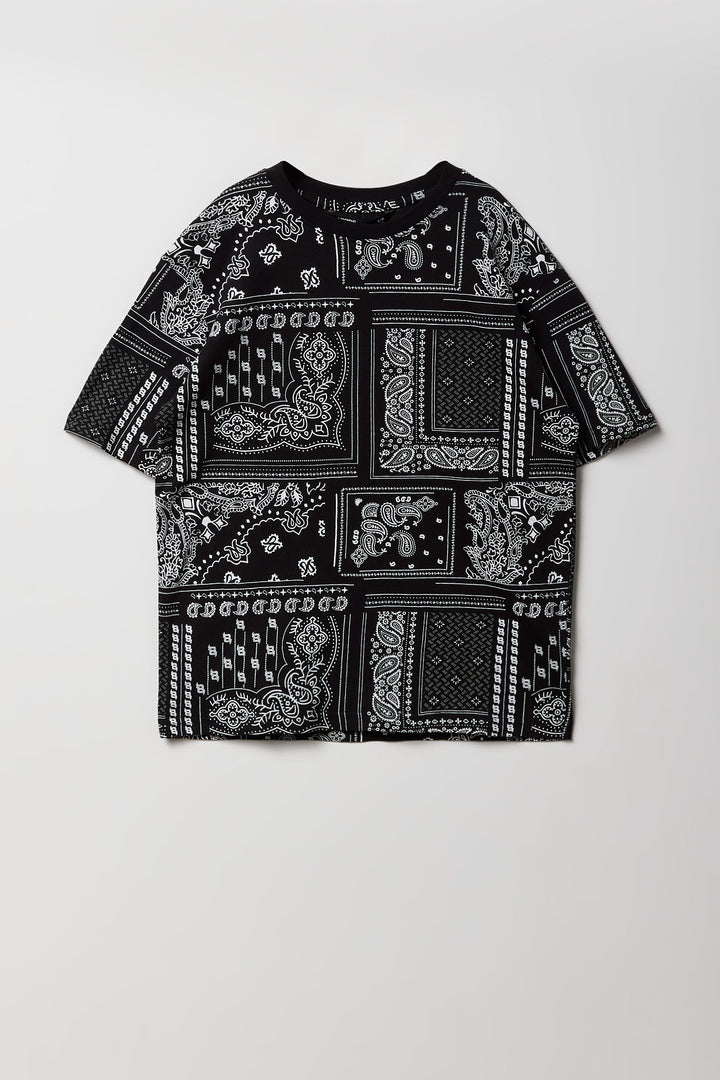 T-shirt avec motif bandana pour garçon