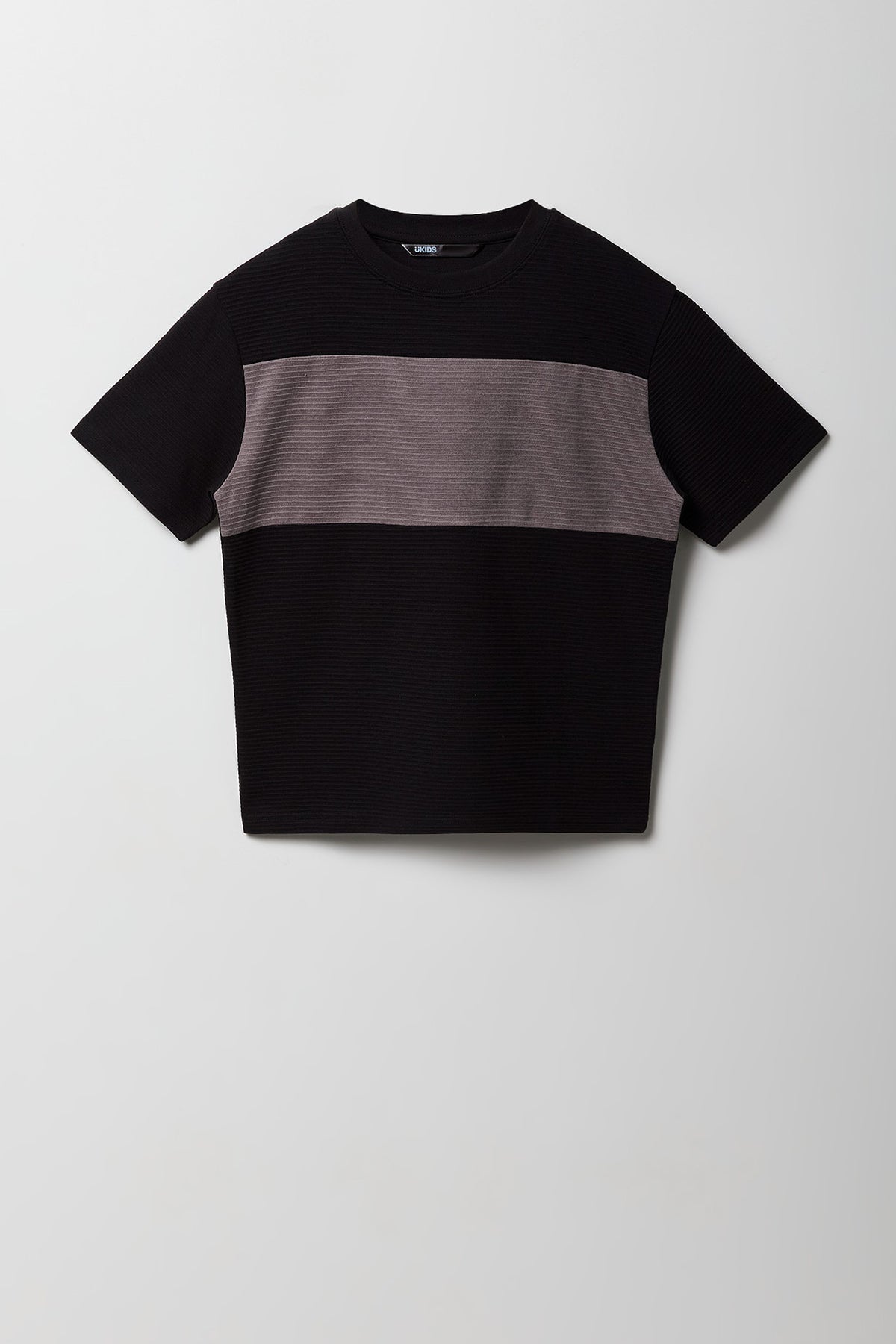 T-shirt côtelé à blocs de couleurs Ottoman pour garçons