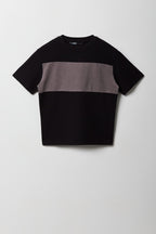 T-shirt côtelé à blocs de couleurs Ottoman pour garçons
