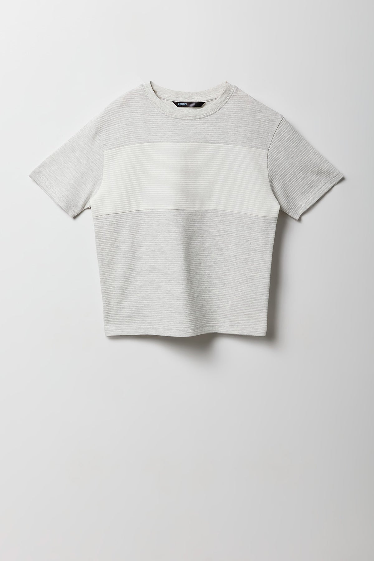 T-shirt côtelé à blocs de couleurs Ottoman pour garçons