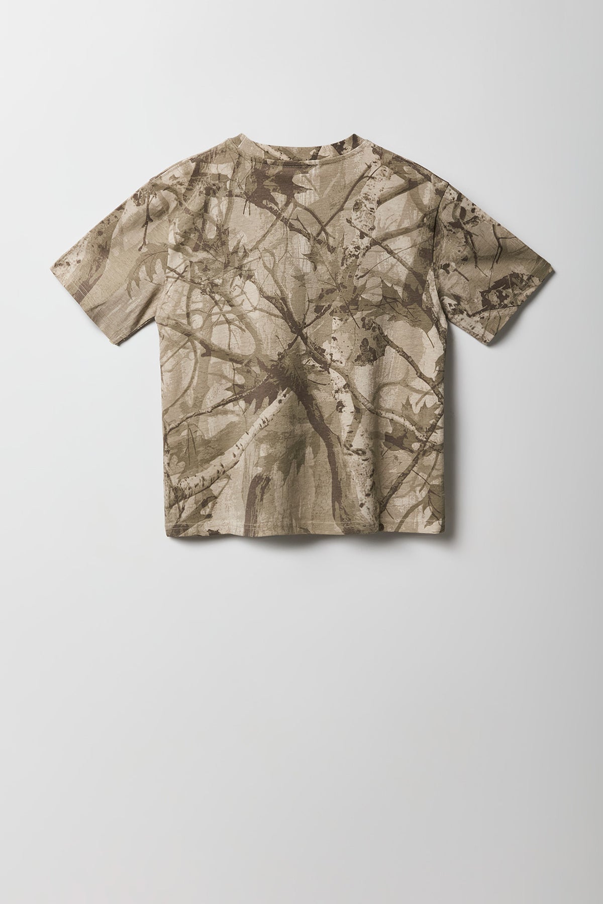 Vue alternative 2. T-shirt ras du cou à motif camouflage pour garçons
