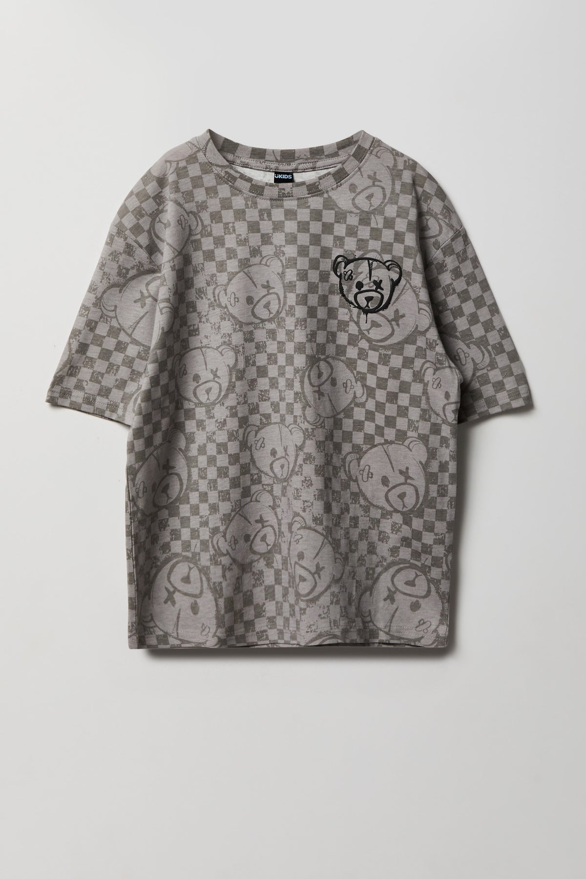 Boys Printed T-Shirt - Dark Grey
