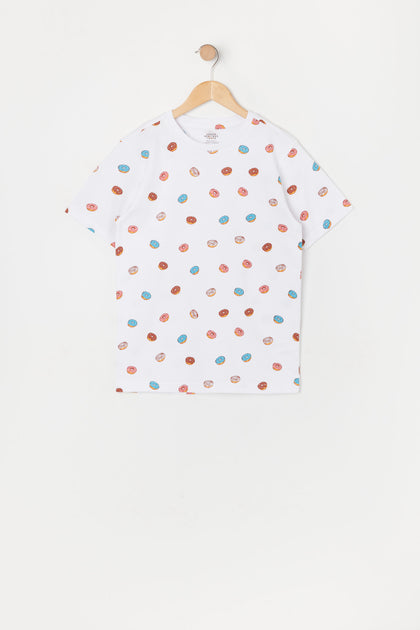 T-shirt imprimé de beigne pour garçon