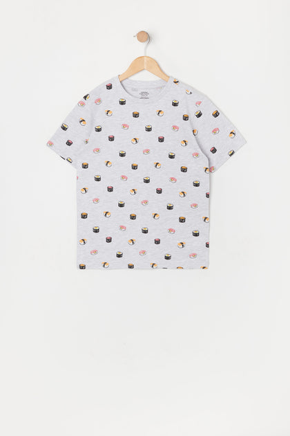T-shirt imprimé de sushi pour garçon