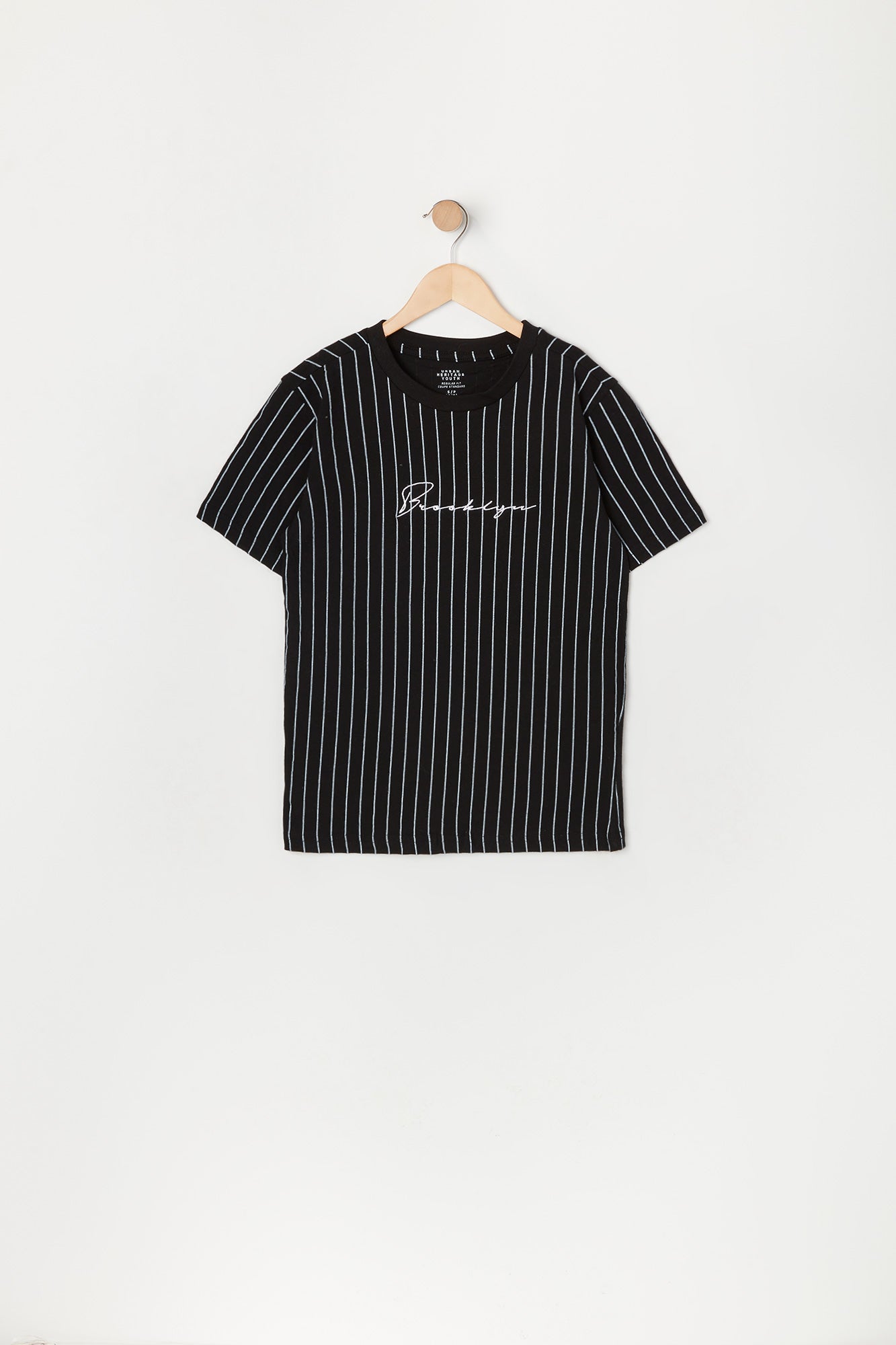 Boys Striped Paris Embroidered T-Shirt