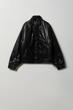 Blouson aviateur en similicuir pour garçon