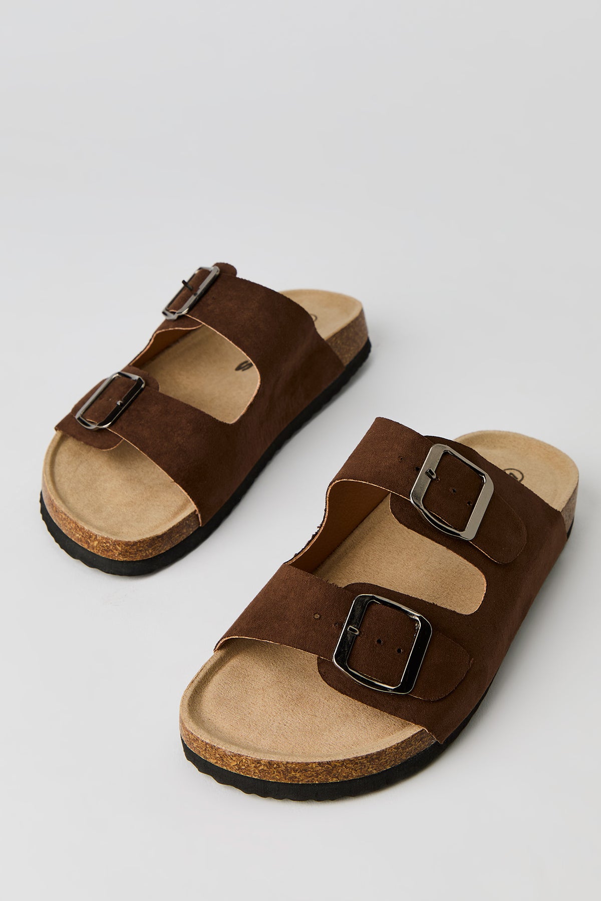 Vue alternative 2. Sandales avec semelles en liège et boucle double pour garçon